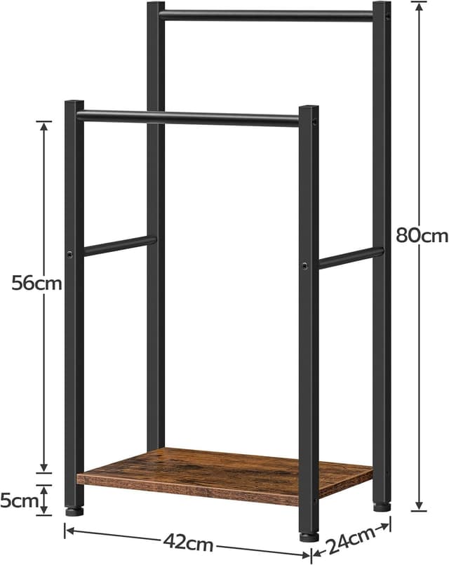 Thumbnail 6 de HOOBRO EBF02LB01 portasciugamani 2 bracci