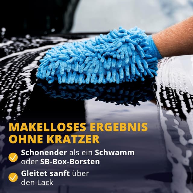 Detalle de LICARGO Zottel-Waschhandschuh für Auto