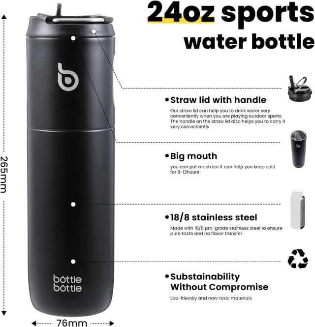 Detalle de BOTTLE BOTTLE Stainless Steel 700ml Bottle
