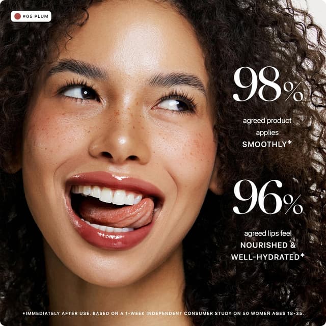 Detalle 2 de Nature Republic Honey Melting Lip 05 Plum hydrating lip balm ๐