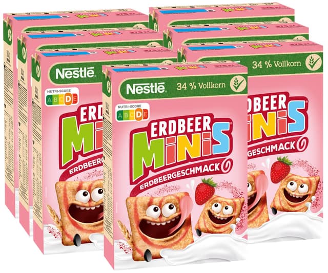 Imagen de Nestlé Erdbeer Minis 7×375 g 🥣 en OfertitasTOP