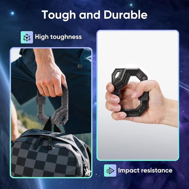 Detalle de Eryone High Speed Burnt Titanium PETG 1.75mm (1kg) 3D printing filament, dark gold (towards black)