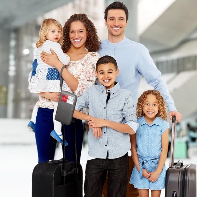 Detalle de FINTIE Reisepass-Tasche Familie Reiseorganizer mit RFID-Blockierung (Wasserdicht), Karten- & Dokumentenfächer