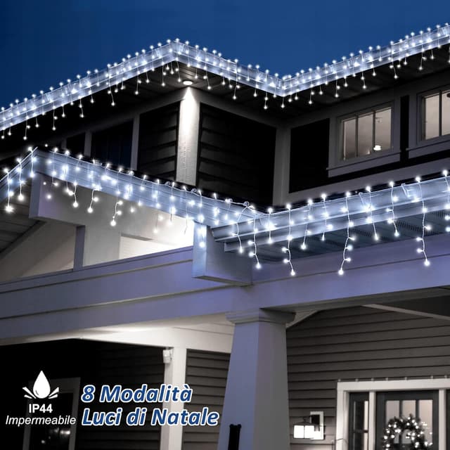 Thumbnail 3 de Zorela Luci Natale Cascata 10M 400 LED