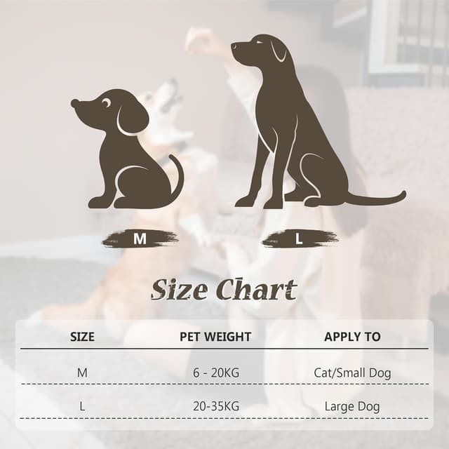 Thumbnail 6 de UNIKOME Cuccia grande pieghevole impermeabile per cani e gatti (110x68 cm, marrone+grigio)