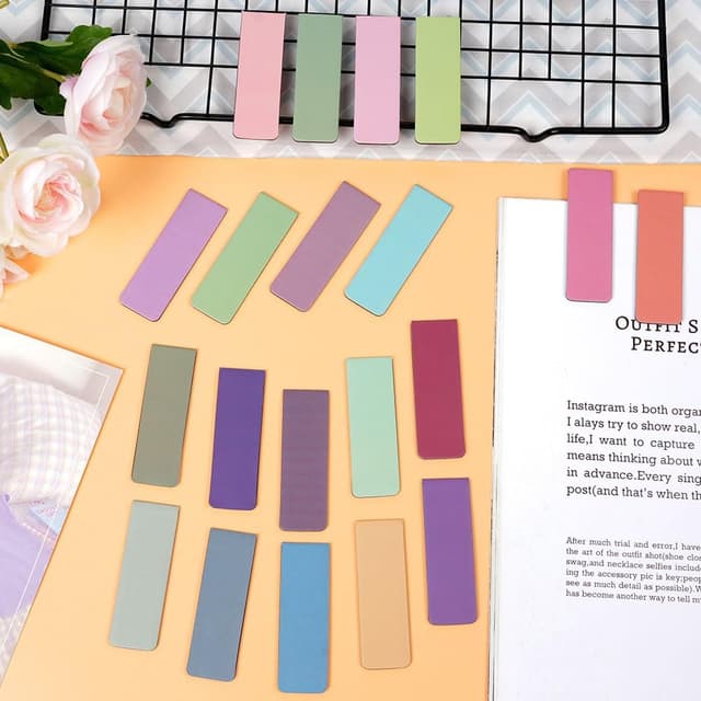 Detalle 2 de Vicloon Segnalibri Magnetici 15 pezzi 2x6 cm