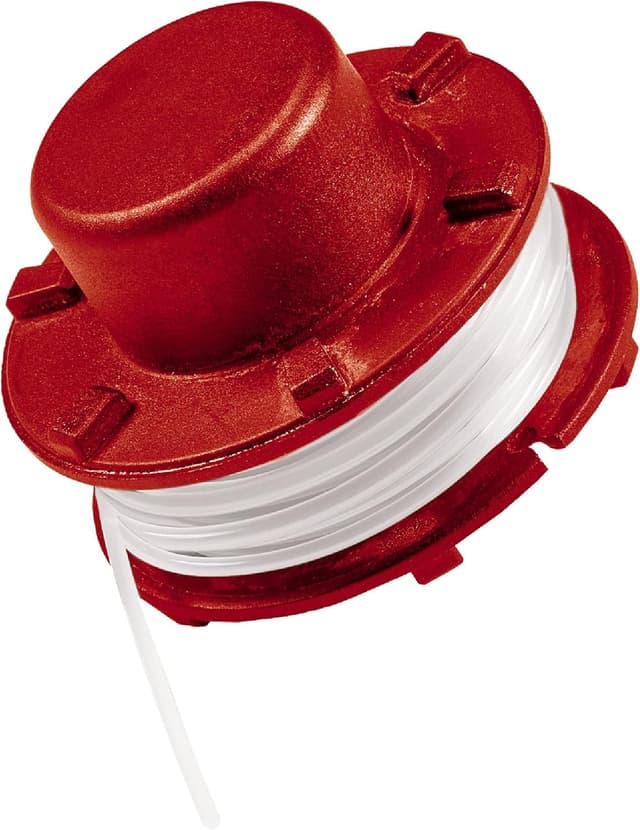 Detalle de Einhell original replacement thread spool (2 mm nylon) with automatic jogging mechanism, 8m line