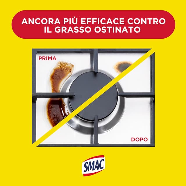 Detalle de Smac Sgrassatore Cucina al Limone spray multisuperficie con tecnologia Zero Aloni, 650 ml (12 pezzi)