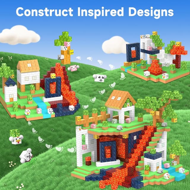 Thumbnail 3 de Blocchi magnetici 150 pezzi gioco creativo