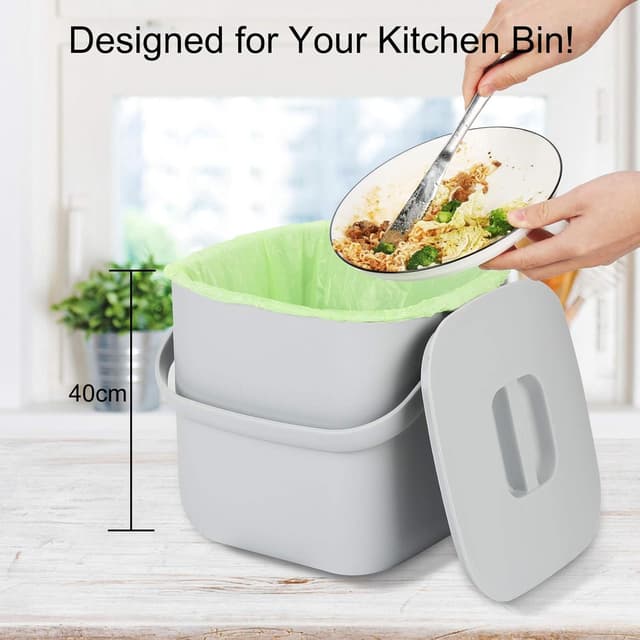 Thumbnail 2 de Aievrgad Biodegradable Bin Bags 10L 120pcs