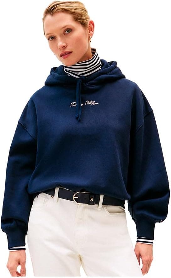 Thumbnail 6 de Tommy Hilfiger Women’s Classic Script Fleece Hoodie
