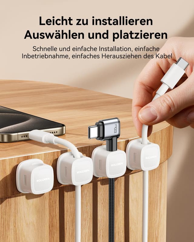 Thumbnail 4 de Rocoren Kabelhalter Selbstklebend 7,5 mm