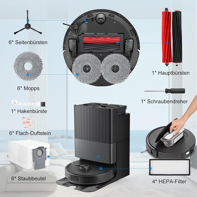 Thumbnail 6 de Pure Realm Zubehörset für Roborock 32-teilig