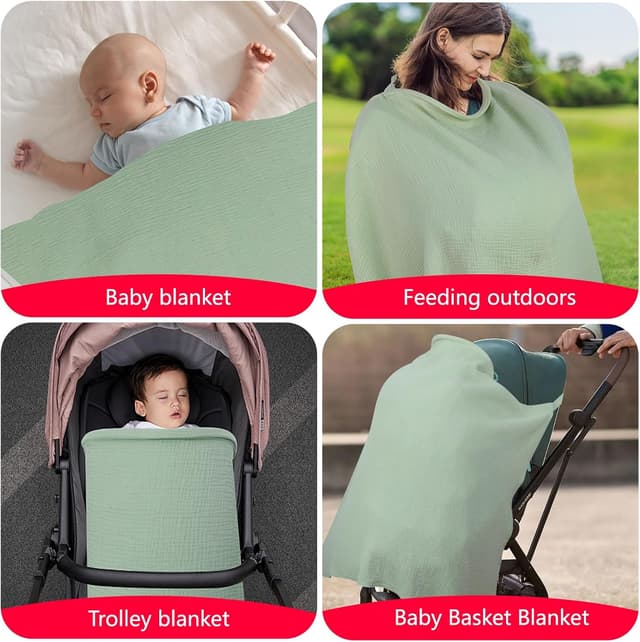 Thumbnail 6 de Cozary Copertura Allattamento 76x110 Verde