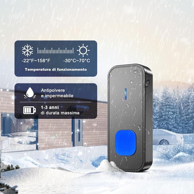 Thumbnail 2 de SURFOU Campanello senza fili 400m 🔔