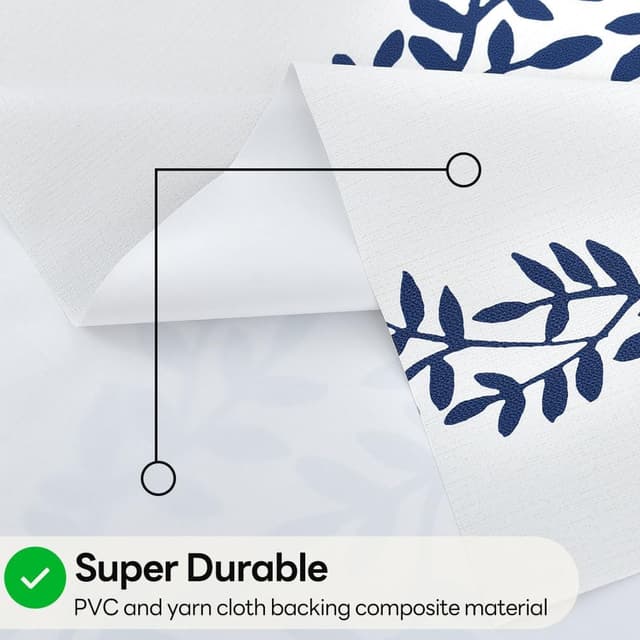 Thumbnail 2 de Yofori Tablecloth PVC Wipe Clean 137x220cm