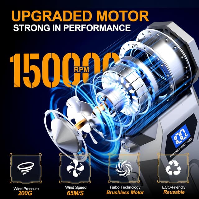 Thumbnail 1 de ZJZJ 150000RPM Electric Air Duster