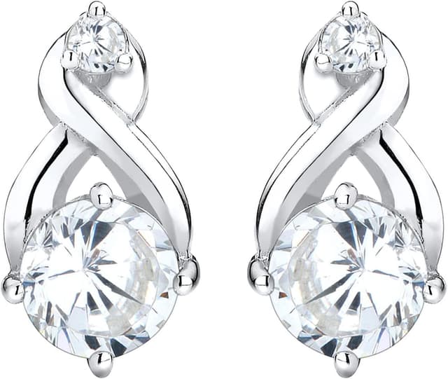 Detalle 2 de Elli Ohrringe Infinity Zirkonia 925 đ