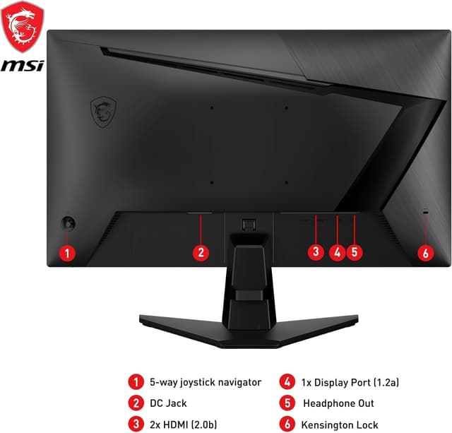 Thumbnail 5 de MSI G255F Gaming-Monitor 24,5 Zoll 180 Hz