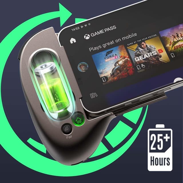 Thumbnail 5 de ShanWan Controller Smartphone Android/iOS per giochi cloud e arcade (marrone)