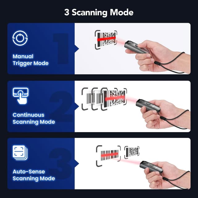Thumbnail 5 de Eyoyo Mini scanner 2D Bluetooth 450 mAh