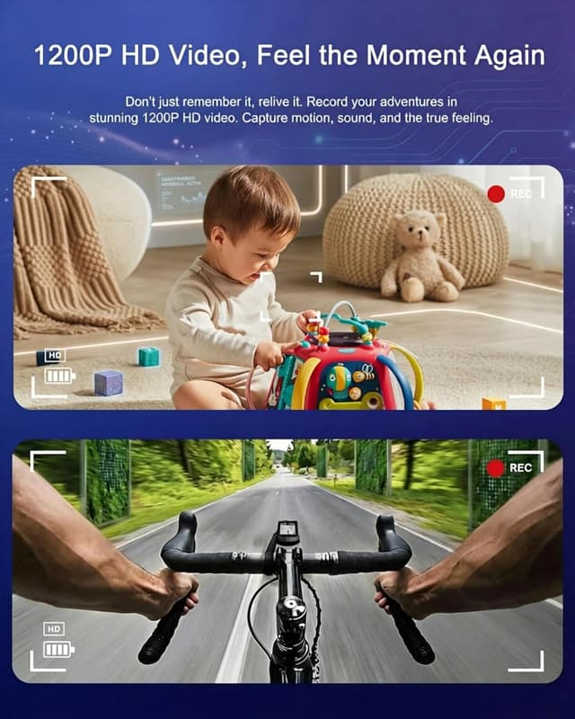 Detalle 2 de kttung AI Smart Glasses 1080P