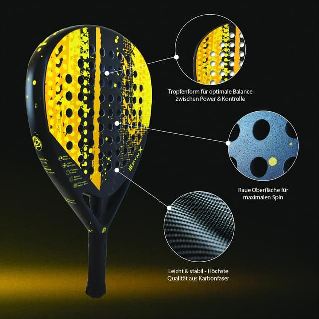 Thumbnail 1 de PadelPursuit SpynX Padel Schläger