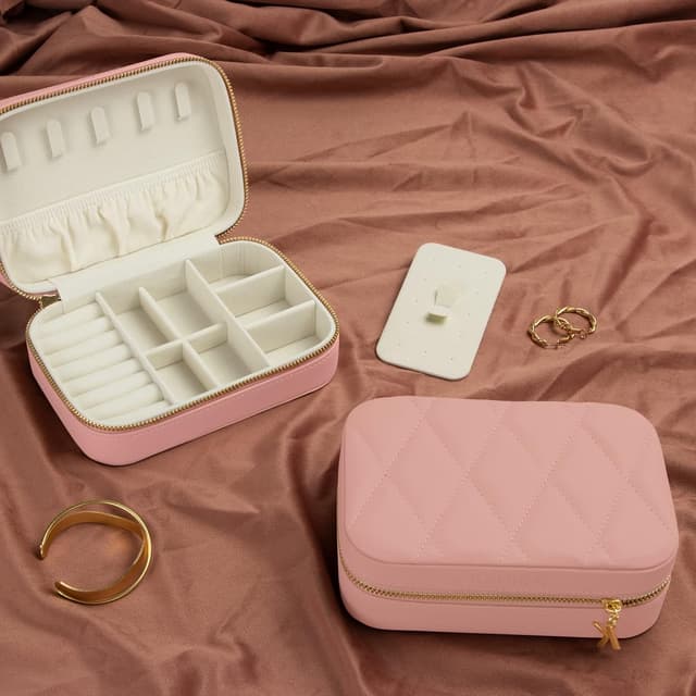 Thumbnail 4 de KAMIER Medium Jewellery Box for Travel