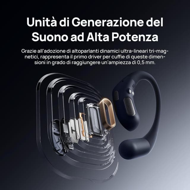 Thumbnail 6 de Mibro OpenEar Pro cuffie wireless Bluetooth Sport con microfono e gancio Air, autonomia fino a 30 ore