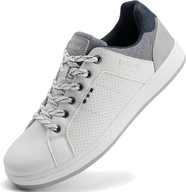 Thumbnail 6 de LANGDU Baskets homme sneakers casual en toile perforée respirante (41 à 46)