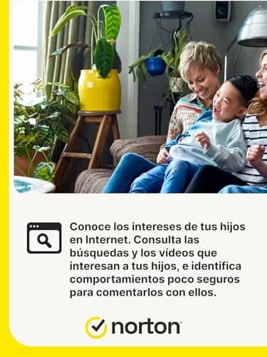 Detalle 2 de Norton 360 Family 2026: control para padres con renovación automática (1 usuario, 1 año)