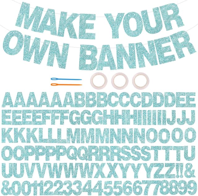 Thumbnail 6 de BEISHIDA 116‑Piece Glitter Letter Banner Kit