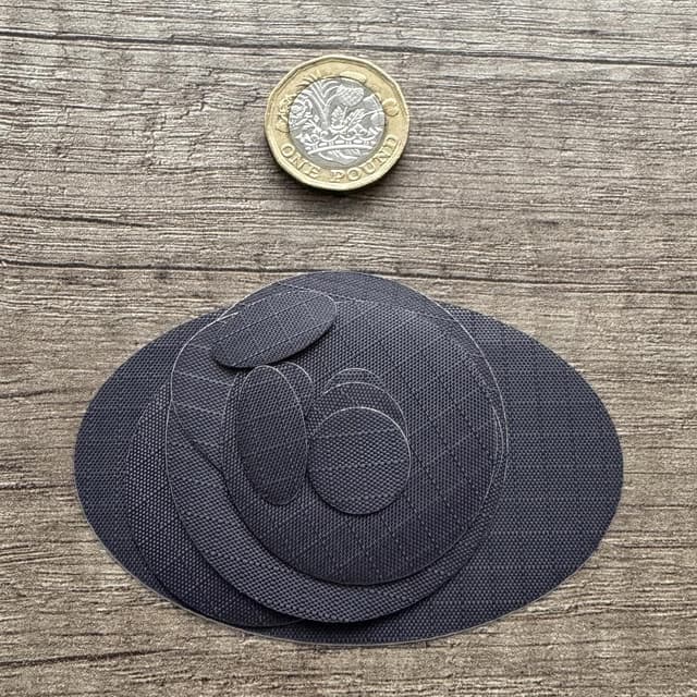 Thumbnail 6 de aZengear toppe di riparazione autoadesive impermeabili (11 pezzi, grafite) per piumini, tute da sci e scarpe