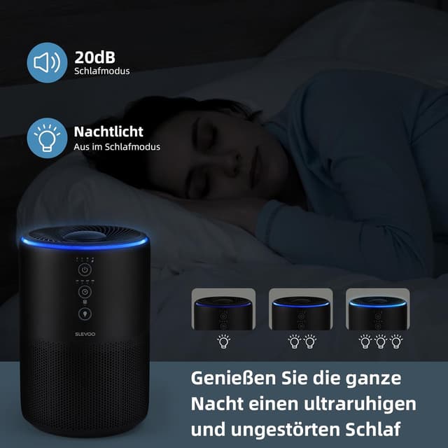 Detalle 1 de HEPA air purifier for bedroom