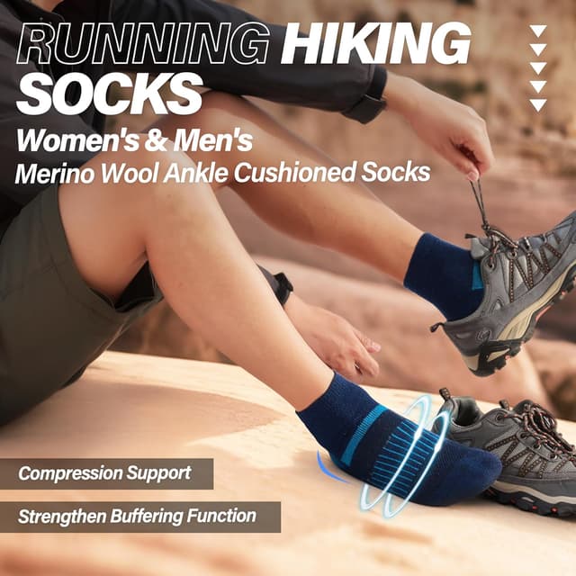 Detalle de MOSEY Kosy merino socks, 6 pairs