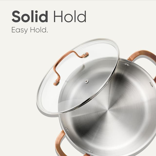 Thumbnail 4 de CAROTE 8 Qt Tri-Ply Stockpot