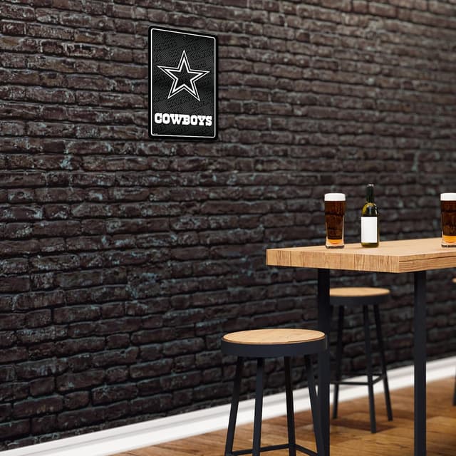 Detalle de Rico Industries NFL Football Buffalo Bills 11" x 17" Metal Home Décor Sign