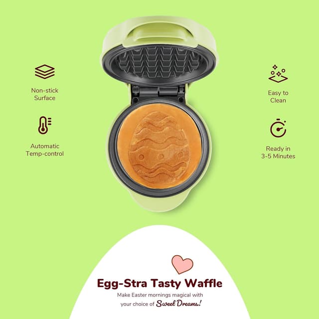 Thumbnail 3 de Bestron Mini waffle uovo di Pasqua 10 cm