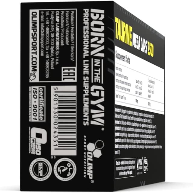 Thumbnail 4 de Olimp Taurine Mega Caps 🧪 - 120 Cápsulas