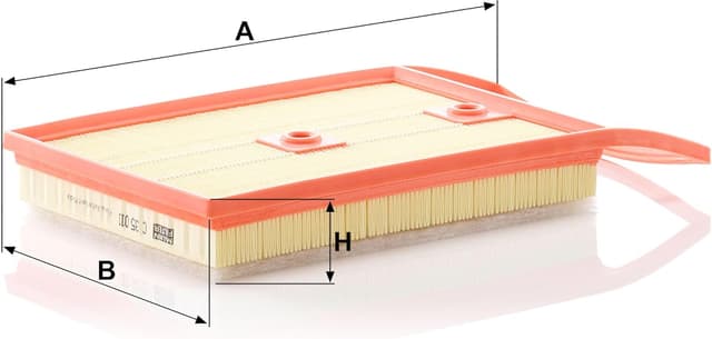 Thumbnail 2 de MANN-FILTER C 35 011 filtro dell'aria 350 mm