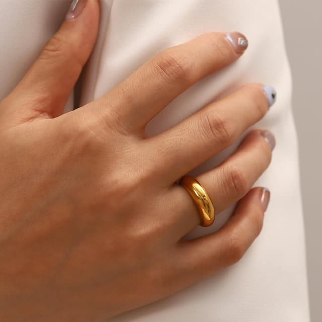 Detalle 2 de 3er Ring-Set in 3 Farben, Größe 52-67