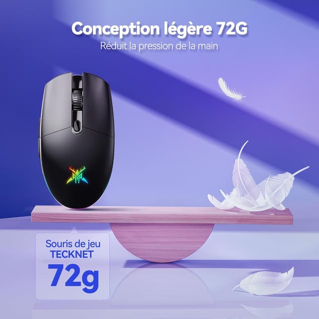 Thumbnail 6 de TECKNET Souris gamer 8000 DPI 🖱