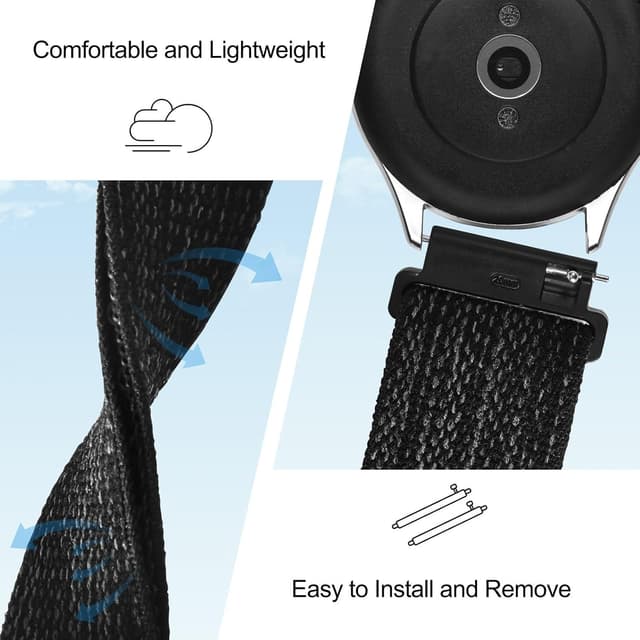 Thumbnail 3 de BISONSTRAP Cinturino nylon trail 16–22 mm