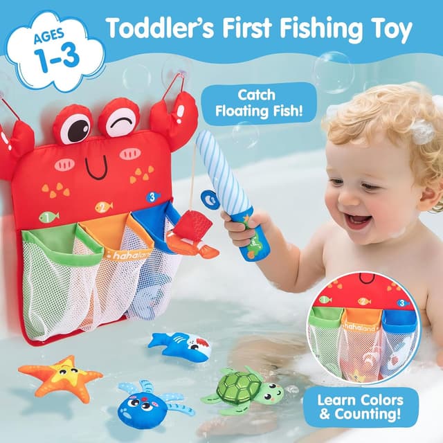 Detalle 2 de hahaland Giochi da pesca magnetica 8 pezzi