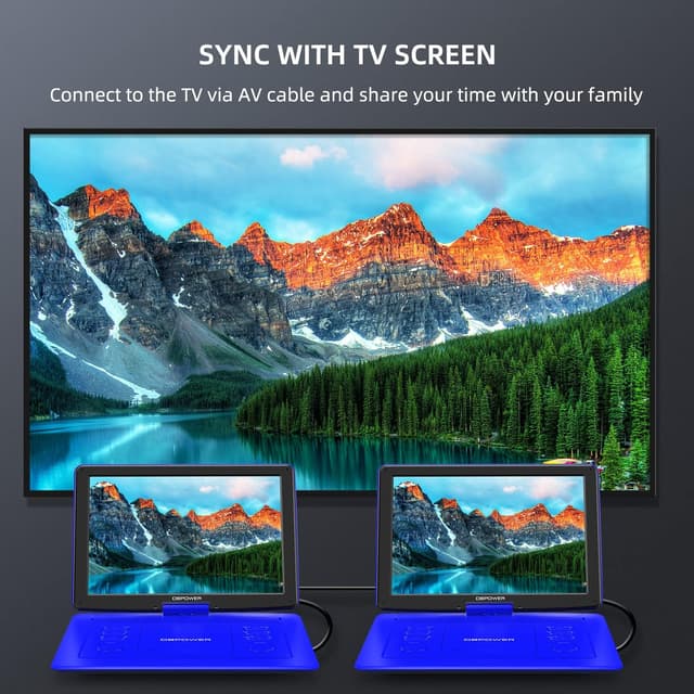 Detalle 2 de DBPOWER 17.9in Portable DVD Player