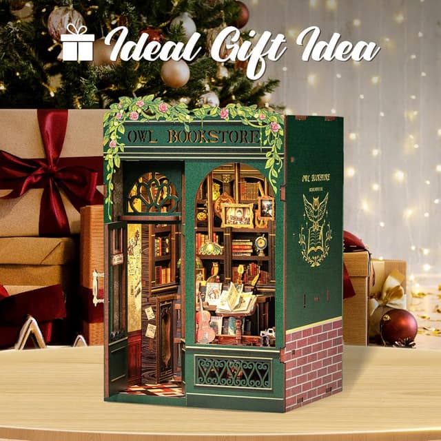 Thumbnail 5 de Fsolis Book Nook Owl Bookstore