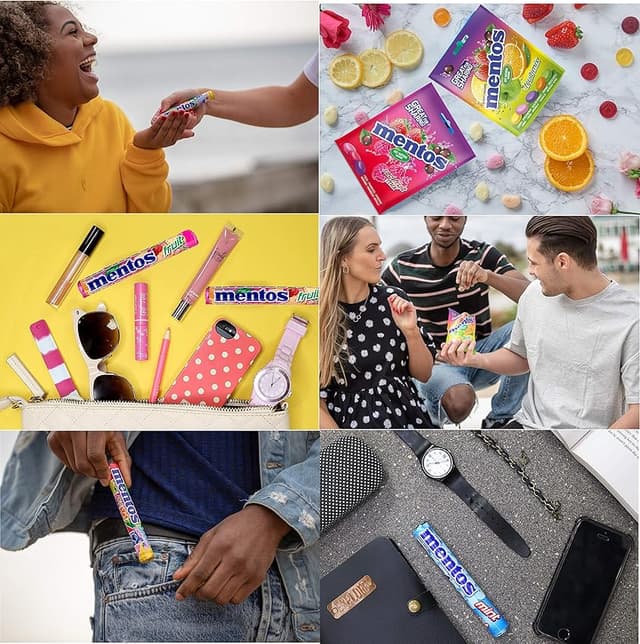Thumbnail 4 de Mentos Frutas caramelo masticable 760 g 🍬