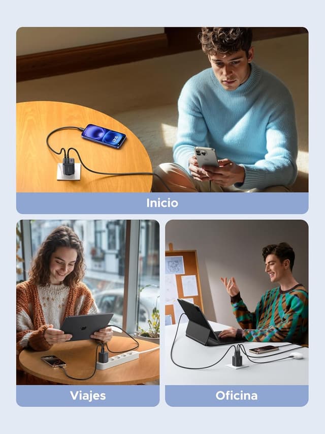 Thumbnail 4 de UGREEN Zapix Cargador 30 W 3 puertos