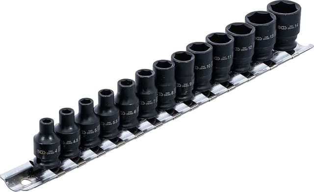 Detalle 2 de BGS 5296 Juego de llaves vaso impacto 13 pzas 4–14 mm 🛠