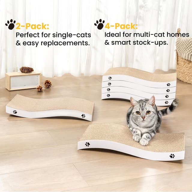 Thumbnail 6 de Cat Scratching Board for Indoor Cats, Durable Medium 1 Pack 🐾?